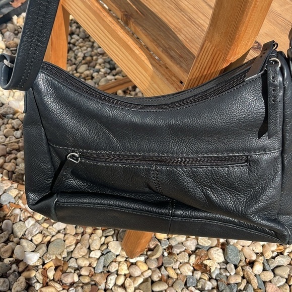 Stone Mountain Black Leather Purse - Picture 2 of 7